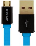 AVACOM MIC-120B micro USB 120 cm modrá - Dátový kábel