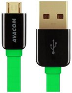 AVACOM MIC-120G micro USB 120 cm zelená - Dátový kábel