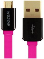 AVACOM MIC-120P micro USB 120 cm ružová - Dátový kábel