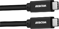 AVACOM USB-C 100 cm, 60 W E-Mark, čierny - Dátový kábel