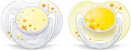 Philips AVENT Night-time soother, 2-pack yellow - Dummy