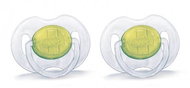 Philips AVENT TRANSPARENT 0-6 m. 2 pieces of green - Pacifier