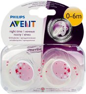 Philips AVENT Night Time Pacifier 0-6m, Pink - Dummy