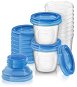 Food Container Set Philips AVENT VIA cups- 10pcs - Sada dóz