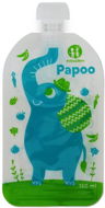 Baby food pouch Petite&Mars Papoo Food Pouch - 6 × 150ml - Plnitelná kapsička