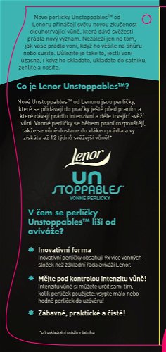 LENOR Unstoppable Laundry Fragrance Pearls Fresh 210g