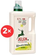 JELEN Fabric Softener with Hemp Oil 2× 2.7l (216 Washings) - Eco-Friendly Fabric Softener