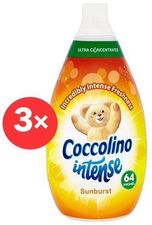 COCCOLINO Intense Sunburst Fabric Softener 3× 960ml (192 Washings) - Fabric Softener - Main image