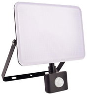 AVIDE Frameless LED spotlight with motion sensor black, 50 W 4750 lm, daytime - LED Reflector