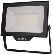 AVIDE Premium ultra-thin LED spotlight black 50 W 5000 lm, daylight, with sensor preparation - LED Reflector