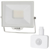 AVIDE Premium ultra-thin LED spotlight white 30 W 3000 lm, daytime, with motion sensor - LED Reflector
