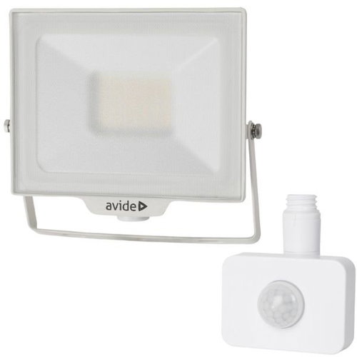 AVIDE Premium ultra-thin LED spotlight white 30 W 3000 lm, daytime, with motion sensor - LED Reflector - Main image