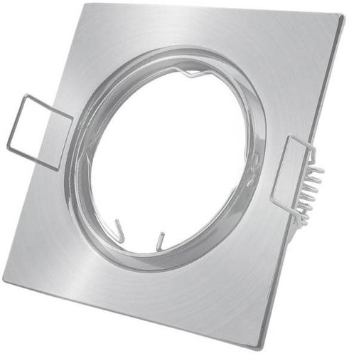 Avide Tiltable ceiling spotlight, nickel matt, incl. socket GU10, square - Spot Lighting - Main image