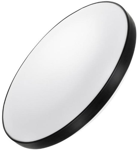 AVIDE Premium LED ceiling luminaire Amelia 35 cm 18 W 1600 lm daylight, black edge - Ceiling Light - Main image