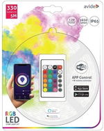 Avide Set Wifi LED pásek RGB s ovládáním a zdrojem 5m - LED pásek