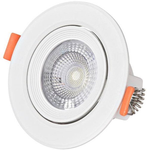 Tiltable ceiling spot LED 5 W circle cold 9 cm - Spot Lighting - Main image
