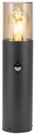 Garden lamp Athen 1×E27 30 cm black with motion sensor - Garden Lighting