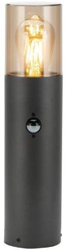 Garden lamp Athen 1×E27 30 cm black with motion sensor - Garden Lighting - Main image