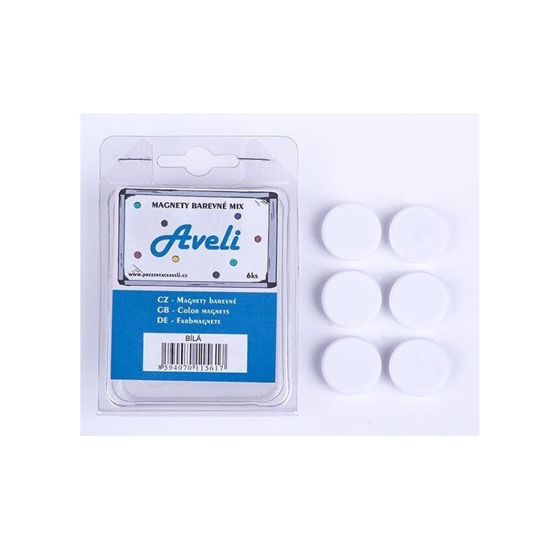 AVELI 24 mm, fehér - 6 darab a csomgban