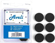 Magnet AVELI 24 mm, černý - balení 6 ks - Magnet