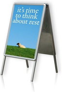 Advertising Loop B1 with Round Corners - Stand