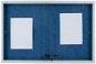 AVELI informační modrá, 6 x A4 - Vitrína