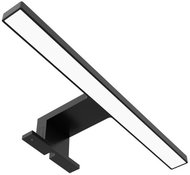 AVIDE Bathroom LED light above mirror 30 cm, 5 W, 410 lm, daylight, black, horizontal mounting - Wall Lamp