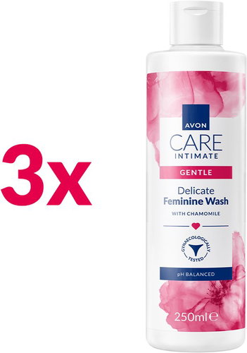 Avon Women's Intimate Hygiene Gel with Chamomile Extract 250 ml - 3pcs - Intimate Hygiene Gel - Main image