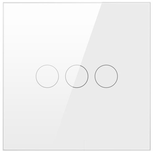 AVATTO ZTS02-EU Zigbee switch, white (3-gang) - Light Switch - Main image