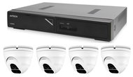 AVTECH camera set 1x NVR AVH1104 and 4x 2MPX IP Dome camera DGM2203SVSE - Camera System