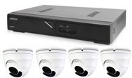 AVTECH camera set 1x NVR AVH1104 and 4x 2MPX Motorzoom IP Dome camera DGM2443SVSE - Camera System