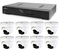 AVTECH camera set 1x NVR AVH1109 and 8x 2MPX Motorzoom IP Dome camera DGM2443SVSE - Camera System