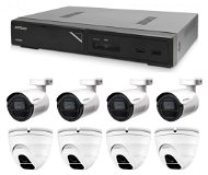 AVTECH camera set 1x NVR AVH1109, 4x 2MPX IP Bullet DGM2103SV, 4x 2MPX IP Dome DGM2203SVSE - Camera System