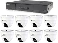 AVTECH Camera set - 1× DVR DGD1009AV, 8× 5MPX Dome camera DGC5205TSE, 4× power supply - Camera System