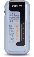 AIWA Prenosné vreckové rádio so slúchadlami do uší R-22SL - Rádio