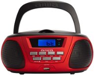 AIWA Boombox Rádio CD/MP3, USB, BT - BBTU-300RD - Rádio