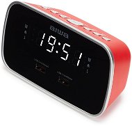 AIWA Radiobudík se dvěma porty USB pro nabíjení - CRU-19RD - Radio Alarm Clock