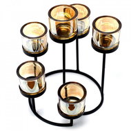 AWGigts - Metal Votive candle holder - for 6 candles - Round tree - Candlestick