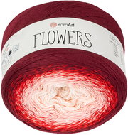 Axland Flowers 250 g - 269 vínová, červená, růžová - Yarn