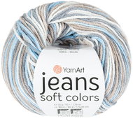 Axland Jeans Soft Colors 50 g - 6210 béžová, modrá - Yarn