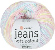 Axland Jeans Soft Colors 50 g - 6212 fialová, žlutá - Yarn