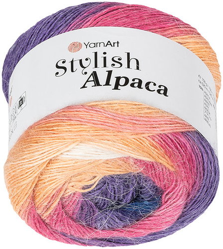 Axland Stylish Alpaca 150g - 7717 pink, purple - Yarn - Main image