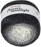 Axland Flowers Moonlight 260 g - 3253 černá, šedá - Yarn