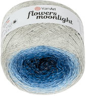 Axland Flowers Moonlight 260 g - 3271 sv. šedá, modrá - Yarn