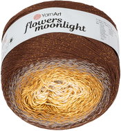 Axland Flowers Moonlight 260 g - 3284 hnědá, béžová - Yarn