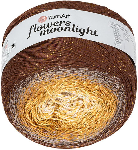 Axland Flowers Moonlight 260 g – 3284 brown, beige Main image Axland Flowers Moonlight 260 g – 3284 brown, beige - Yarn - Main image