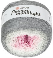 Axland Flowers Moonlight 260 g - 3293 šedá, růžová - Yarn