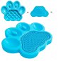 PetDreamHouse PAW 2-in-1, Interactive anti-swallow bowl and licking pad, blue - Lick Mat