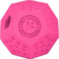 Kiwi Walker Gumová hračka DODECABALL s dírou na pamlsky, Maxi 8cm, Růžová - Dog Toy