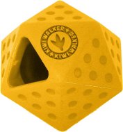 Kiwi Walker Gumová hračka Icosaball s dierou na maškrty, Mini 6,5 cm, Oranžová - Hračka pre psov